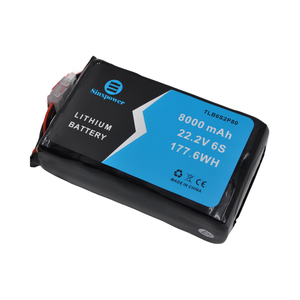 신스파워 베스트셀러 6S2P 솔리드 스테이트 배터리 팩 INR21700 22.2V 8000mAh 20C XT60/XT90-S 커넥터 2KG 7-10인치 FPV 드론용 - Product Image 1