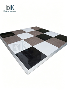 Factory Price Three Color Patchwork Wedding Panel Dance Floor Customized Dance Floor Panel for Outdoor Indoor Wedding Parties - Product Image 1