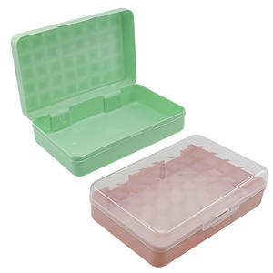 Boîte à crayons simple et portable de grande capacité, boîte de rangement pour papeterie, étui à crayons en plastique personnalisé - Product Image 3