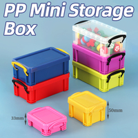 Boîte de rangement mini pour bijoux SUNSHING, étui à double boucle, couleur bonbon, organisateur portable avec couvercle, idéal pour cadeaux et jouets