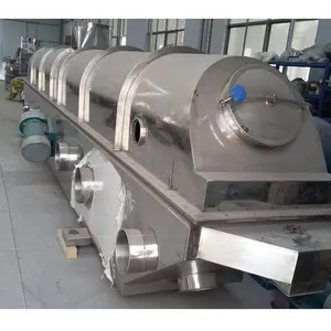 Industrial vibration fluid bed dryer for sugar salt bread crumb citric acid food