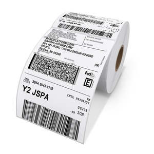 กระดาษพิมพ์ความร้อนโดยตรงแบบม้วน ขนาด 100x150 มม. 4x6 นิ้ว ป้องกัน 3 ชั้น สำหรับพิมพ์สติกเกอร์ติดสินค้า ซุปเปอร์มาร์เก็ต บรรจุภัณฑ์ และการจัดส่ง - Product Image 4