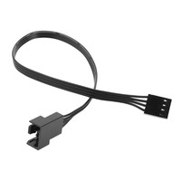 Câble adaptateur pour ordinateur, câble de ventilateur CPU, câble d'extension de ventilateur d'ordinateur à 4 broches, câble de contrôle de température PWM