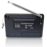 Radios numériques portables FM/AM/SW toutes bandes avec fonction d'alarme, meilleure réception et fonction de veille intégrée – Vente en gros, style tendance