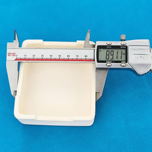 أواني سيراميك الألومينا مربع بوتقة صينية فرن صناعي طين حراري سيراميك ذوبان بوتقة مربعة قطع مخصصة - Product Image 2