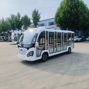 Alta calidad nueva energía Solar 72V 7.5Kw 14 plazas Mini autobús turístico vehículo eléctrico Golf 23 pasajeros área escénica carro - Product Image 3