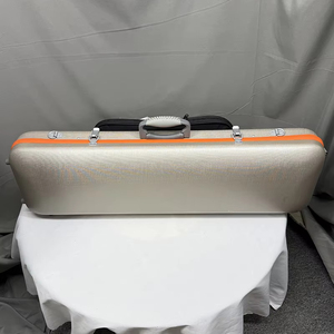 Estuche para Instrumento Musical Sinomusik de Alta Calidad, Nuevo de Fábrica, Material de <span class=keywords><strong>PC</strong></span>, Portátil, Rectangular, de Fibra de Vidrio para Violín, VFC-03 - Product Image 1