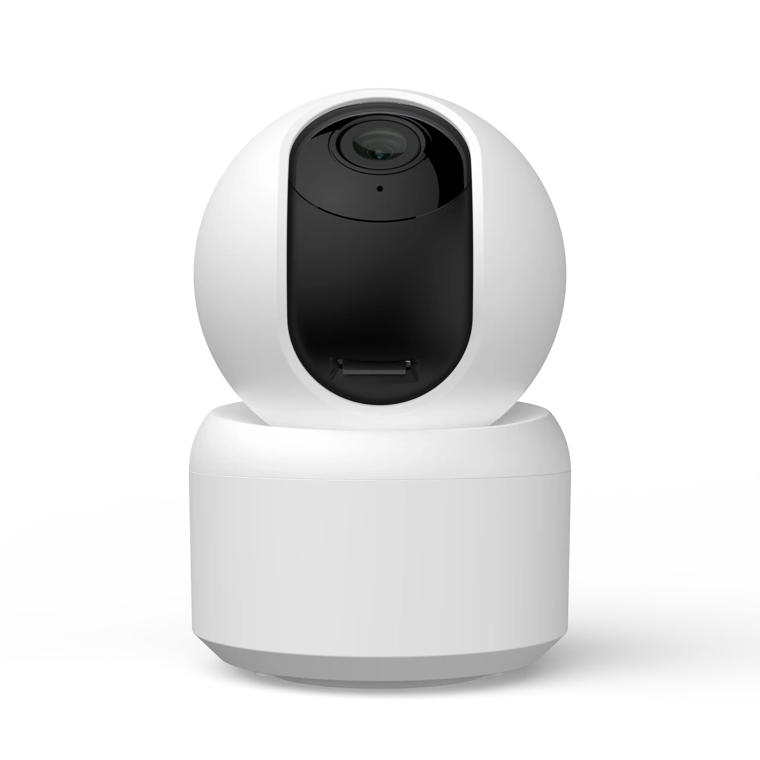 새로운 디자인 Tuya 실내 와이파이 카메라 IP CCTV 시스템 360 도 회전 모션 감지 기능