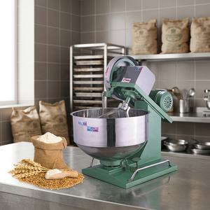 Nouvelle machine à pétrir la pâte de blé pour usage commercial |   Mélangeur à pâte Atta Kneader |   Machine à mélanger la farine industrielle à haute productivité - Product Image 2
