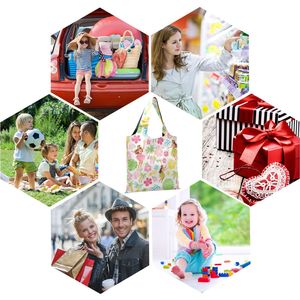 Sac fourre-tout pliable à imprimé Hawaïenne Hula Girl avec pochette zippée, sac à main portable personnalisé avec logo pour femme, vente en gros - Product Image 6