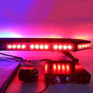Biaochi ไฟเตือน LED 47นิ้ว, ลำโพงบาร์ไฟเตือนฉุกเฉินบนหลังคาไฟกระพริบสำหรับรถบรรทุก - Product Image 3