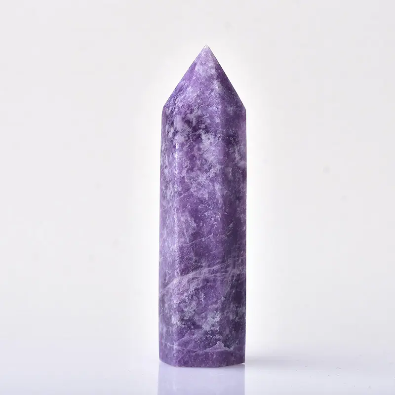 Dropshipping Product 2024 Tranquil Amethyst Healing Crystal Pyramid of Stone Obelisk Quartz Wand Tower