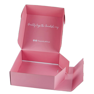 Cajas De Carton Box Corrugated Carton Shipping Custom Big Printed Pink Sturdy Universal Corrugated Cardboard Toy Packaging Box Cajas De Carton