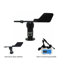 Compteur de direction du vent CE LORA LORAWAN WIFI 4G GPRS en alliage d'aluminium avec enregistreur de surveillance d'alarme