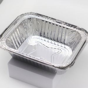 10 20 50 PCS Food Grade Disposable Small Aluminum <b>Foil</b> Food <b>Containers</b> Rectangle Aluminium <b>Foil</b> Baking Pan/Trays with Lids - Product Image 4