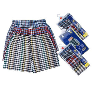 Slip e <span class=keywords><strong>Boxer</strong></span> da <span class=keywords><strong>Uomo</strong></span> in Cotone di Alta Qualità Modello TFK001 Plus Size M-2XL Africa, Confezione da 3 Pezzi a 0,98 Dollari - Product Image 1
