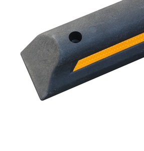600mm4kg交通制御ヘビーデューティー反射カーストッパーゴムとプラスチックホイールストップ - Product Image 4