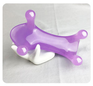 Resina di colore ambra tessuto profondo innesca punto di schiena strumento di massaggio strumenti di massaggio per digitopressione bastone di riflessologia - Product Image 3