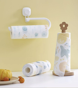 ผ้าเช็ดทำความสะอาดห้องครัวแบบใช้แล้วทิ้งขนาด25ซม. X 25ซม. สำหรับผู้ใหญ่ในครัวเรือนแบบเรียบง่ายเป็นมิตรกับสิ่งแวดล้อม - Product Image 2