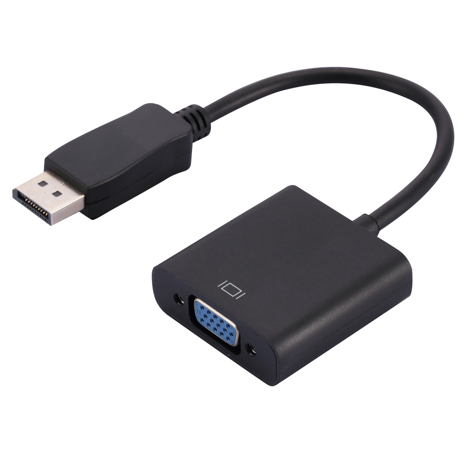 Actieve Vergulde Dp Naar Vga Kabel 1080P Standaard Displayport Naar Vga Converter Adapter Voor Meerdere Screen Tv Projector display