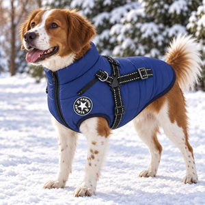 Pull en tricot de Noël pour chien, motif renne, col roulé, veste pour animaux de compagnie, vêtements chauds d'hiver pour petits chiens - Product Image 1