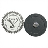RAAMAA Diamante Cultivado en Laboratorio CVD, Corte Brillante Excelente, Blanco D VVS1, 1CT 2CT 3CT 4CT 5CT, Certificado IGI, para Joyería