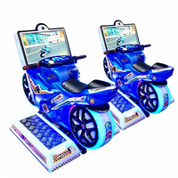 Machine de jeu vidéo d'arcade Sunmo à monnayeur pour enfants, jeu de course de moto, à vendre