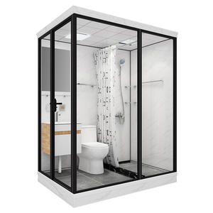 Dosettes de salle de bain préfabriquées pour hôtel Salle de <span class=keywords><strong>douche</strong></span> intégrée <span class=keywords><strong>Cabine</strong></span> de <span class=keywords><strong>douche</strong></span> complète Dosette de salle de bain intégrée - Product Image 2