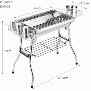 Barbecue portable pliable d'extérieur le plus vendu, avec grille en acier inoxydable, au <span class=keywords><strong>meilleur</strong></span> <span class=keywords><strong>prix</strong></span> - Product Image 1