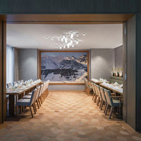 Lustres suspendus LED de style nordique, personnalisables, en verre cristal, pour la décoration du salon ou du restaurant