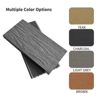 Planche composite bois-plastique, dimensionnelle et stable, pour allée extérieure, terrasse, revêtement de sol extérieur, anti-décoloration, résistant aux intempéries