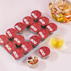 Té Herbal Desintoxicante de Ginseng Rojo Orgánico y Arroz Glutinoso Rojo, Suplemento Saludable Sabroso en Bolsitas de Té para el Apoyo Hematopoyético - Product Image 4