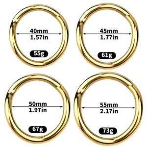 Anillo para Pene FRRK Color Dorado y Plateado, Anillo Metálico para Retrasar la Eyaculación, Bloqueador de Esperma, Producto para Adultos, Juguetes Sexuales para Hombres - Product Image 2