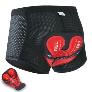 Pantalones Cortos de Ciclismo MTB Transpirables de Malla de Poliéster con Almohadilla de Gel 5D Engrosada que Absorbe la Humedad y Antichoque para Hombre - Product Image 4