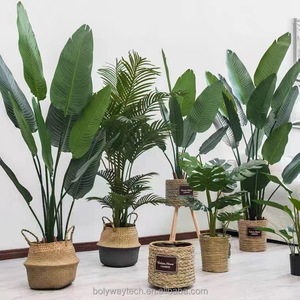 Vente en gros de fausses fleurs et plantes artificielles de luxe en plastique artificielles fausses plantes de décoration en pot plante décorative - Product Image 1