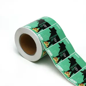 custom vinyl adhesive personalized printing product roll bar code paper self adhesive hair oil product sticker labels