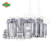 Système de brassage artisanal en acier inoxydable de 200 L avec pompe et moteur pour microbrasserie à haute productivité