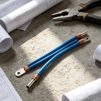 Kabel Sambungan Baterai 750V Ultrasonik yang Kuat untuk Koneksi Kabinet Penyimpanan Energi