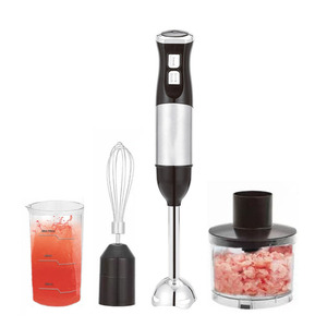 Procesador de alimentos portátil, licuadora de acero inoxidable 4 en 1, exprimidor eléctrico, máquina para hacer purés con batidor y accesorio picador - Product Image 4