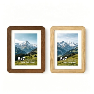 <span class=keywords><strong>Cadre</strong></span> photo en bois massif aux coins arrondis avec plexiglas HD pour montage mural ou sur table, esthétique minimaliste, décoration intérieure - Product Image 6