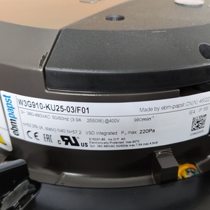 Ventilateur d'évacuation industriel ebmpapst W3G910-KU25-03F01, ventilateur centrifuge haute pression, ventilateur axial EC - Product Image 6