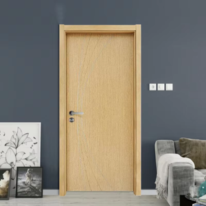 Portes en bois massif peintes, portes à panneaux plats, portes intérieures en bois, porte de chambre intérieure - Product Image 3