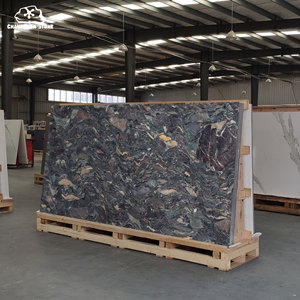 Chất lượng cao calacatta đá cẩm thạch phong cách nhân tạo thạch anh lớn slab tùy chỉnh bền nhà bếp & Phòng Tắm bàn đầu - Product Image 2