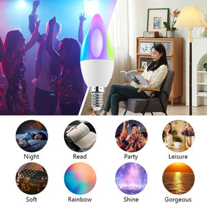 5 Wát rgbcw nhà thông minh ánh sáng app điều khiển bằng giọng nói E14 E27 tuya Wifi BT thông minh bóng đèn nến với Alexa Google trợ lý - Product Image 5