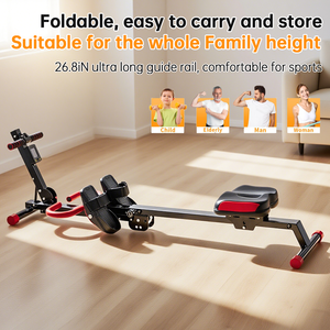 3 In 1 Opvouwbare Multi-Roeimachine <span class=keywords><strong>Ab</strong></span> <span class=keywords><strong>Crunch</strong></span> Workout <span class=keywords><strong>Machine</strong></span> Met 3-niveau Hoek En Instelbare Spanning - Product Image 2