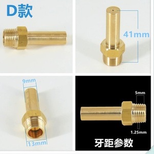 Kitchen Gas Shut-Off Valves Brass Manual Installation Durable For <b>Stove</b> Accessories - Product Image 2