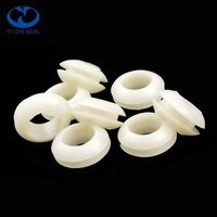 Grommet de câble anti-poussière personnalisé, trou de 22 mm, bouchon de trou étanche, grommet rond en caoutchouc double face