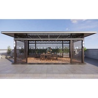 Fenêtres modernes en aluminium à double vitrage, vitrage pour véranda, jardin d'hiver, économie d'énergie, serres, véranda pour villa