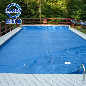 Couverture de <span class=keywords><strong>piscine</strong></span> thermique solaire bleue Landy <span class=keywords><strong>500</strong></span> <span class=keywords><strong>microns</strong></span>, couverture à bulles résistante aux UV, accessoire pour <span class=keywords><strong>piscine</strong></span> - Product Image 3