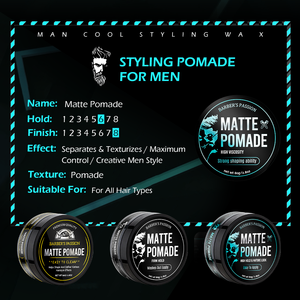 Nueva Pasta Mate para Peinar el Cabello, Venta Directa de Fábrica, Absorbe Rápidamente - Product Image 5